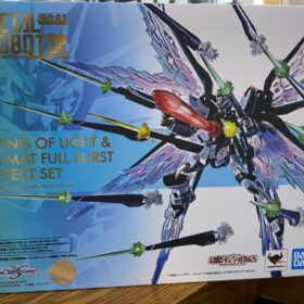 全新 只開啡盒 內盒未開 Bandai Metal Robot Wing of Light Hi-mat full burst Effect Set Strike Freedom Gundam 光之翼 龍騎兵 特效 突擊自由高達