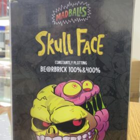 Medicom Toy Be@rbrick Bearbrick 100% 400% Madballs Skull Face