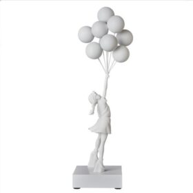 (N)開封品 小腿有裂 Medicom Toy Banksy Flying Balloons Girl 氣球少女 氣球 少女