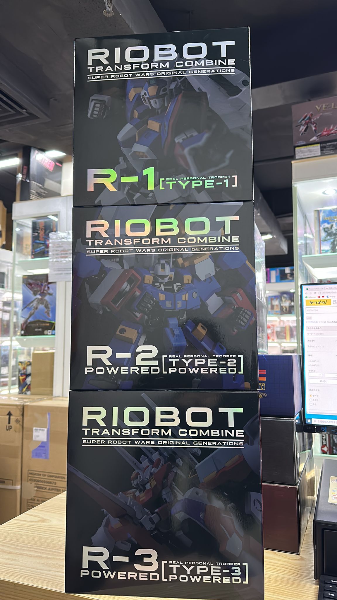 全新 Sentinel Riobot SRX R-1 R-2 R-3 X-Type 變形合體 超級機械人大戰 千值練