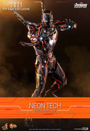 Hottoys MMS597 Avengers Infinity War Neon Tech Ironman
