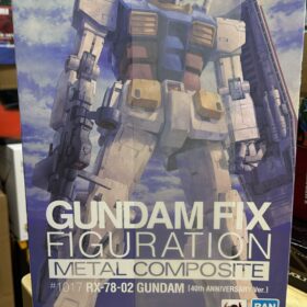 開封品 Bandai Gundam Fix 1017 Metal Composite RX-78-2 40Th Anniversary Ver 元祖高達