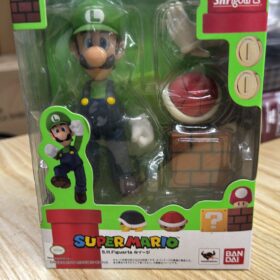 開封品 Bandai Shf Super Mario Bros Luigi Figure 超級瑪利奥 綠色 路易吉 任天堂