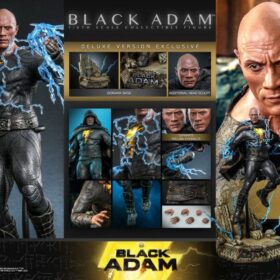 全新 Hottoys DX30 Black Adam Original Black Suit Deluxe Version The Rock 黑亞當 原祖黑戰衣 豪華版