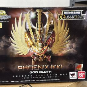 開封品 Bandai Saint Seiya Myth Cloth Phoenix Ikki God Cloth 10Th Anniversary Edition 10周年 聖鬥士星矢 聖衣神話 神聖衣 鳳凰座 一輝