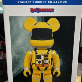 全新 Medicom Toy Bearbrick Be@rbrick 2001 A Space Odyssey Space Suit Yellow 400% 100% 2001太空漫遊 黃色太空人