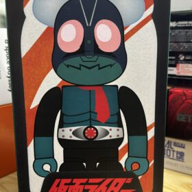 全新 Medicom Toy Bearbrick Be@rbrick 400% Kamen Masked Rider No.1 幪面超人 舊1號