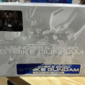 開封品 Bandai Gundam Seed Chogokin Metal Material Model Strike Gundam Launcher and Sword 高達 突擊高達
