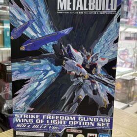 全新 Bandai Metal Build Strike Freedom Gundam Wing Of Light Soul Blue Option Set 突擊自由高達 光翼