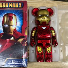 開封品 Medicom Toy Bearbrick Be@rbrick 400% Ironman Mark 6 MK6 鐵甲奇俠 鋼鐵人 鋼鐵俠