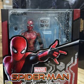全新 Bandai S.H.Figuarts Shf Spiderman Spider-Man Upgraded Suit Far From Home Ver 蜘蛛俠 決戰千里 紅黑戰衣