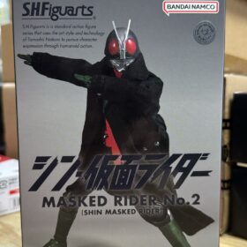 全新 Bandai S.H.Figuarts Shf Kamen Rider Shin Masker Rider No.2 新幪面超人 幪面超人 2號