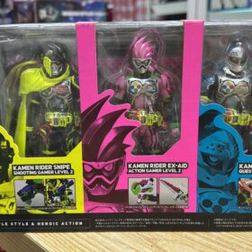 Bandai S.H.Figuarts Shf Kamen Rider Ex-Aid Migghty Action X Beginning Set