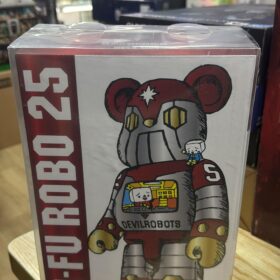 Medicom Toy Bearbrick Be@rbrick 400% 100% Devilrobots To Fu To-Fu  Robo 25 Anniversary
