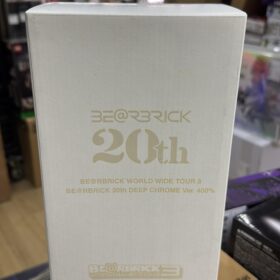 Medicom Toy Bearbrick Be@rbrick 400% World Wide Tour 3 20th Anniversary Deep Chrome Ver