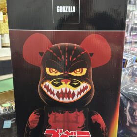 開封品 Medicom Toy Bearbrick Be@rbrick 1000% Godzilla VS Destroyer Version Godzilla Meltdown Clear Orange Ver 紅蓮 哥斯拉 哥吉拉