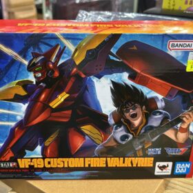 全新 Bandai Hi-Metal R Macross VF-19 Custom Fire Valkyrie Variablr Fighter Super Real Model 火焰女武神 改火女武神 熱氣巴薩拉專用機 超時空要塞
