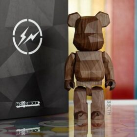 全新 Medicom Toy Bearbrick Be@rbrick 400% Karimoku Fragment Polygon 木