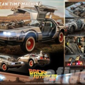 全新 Hottoys MMS738 Back To The Future II DeLorean Time Machine 回到未來 3 迪羅倫 時光車