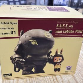 How2Work Ma.K Sofubi Figure series 01 Maschinen Krieger S.A.F.S Snowman Whit Mini Labubu Pilot Set
