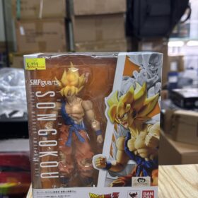 開封品 Bandai S.H.Figuarts Shf Son Goku Super Warrior Awakening Ver Dragon Ball Dragonball 龍珠 孫悟空 超級撒亞人 覺醒