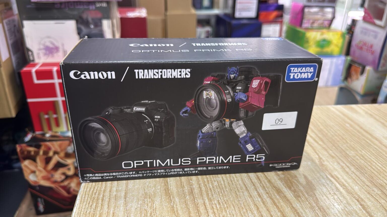開封品 Takara Tomy Canon Transformers EOS R5 Optimus Prime 柯柏文 變形金剛微星小超人 ...