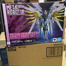 全新 Bandai Metal Robot Spirits Proud Defender & Effect Parts Set Gundam Seed Destiny Gundam Robot魂 突擊自由高達 全能自由高達 二式 榮耀捍衛者特效背包 機動戰士 高達