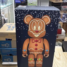開封品 Medicom Toy Bearbrick Be@rbrick 400% Gingerbread Mickey Christmas Love 米奇 聖誕節