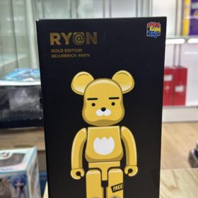 開封品 Medicom Toy Bearbrick Be@rbrick 400% Kakao Ryan Gold Edition