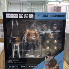 全新 Aniplex 1/12 BUZZmod Inosuke Hashibira Demon Slayer 鬼滅之刃 嘴平伊之助 豬頭