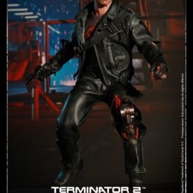 全新 Hottoys DX13 Terminator T2 T800 Battle Damaged 未來戰士