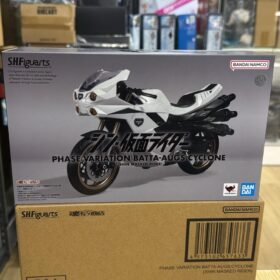 全新 Bandai S.H.Figuarts Shf Cyclone Phase Variation Batta Augs Batta-Augs Shin Kamen Rider 大量發生型相變異 搭乘用旋風號 新 幪面超人