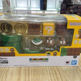 全新 Bandai S.H.Figuarts Shf Super Mario Playset 超級瑪利奥 瑪利奥 任天堂