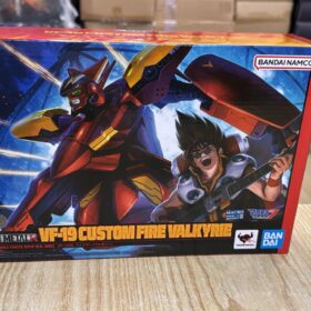 全新 Bandai Hi-Metal R Macross VF-19 Custom Fire Valkyrie Variablr Fighter Super Real Model 火焰女武神 改火女武神 熱氣巴薩拉專用機 超時空要塞