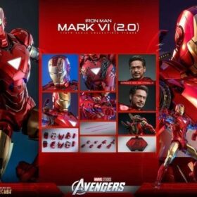 全新 Hottoys MMS687 Ironman Mark 6 MK6 2.0 Avengers 鋼鐵人 鋼鐵俠 鐵甲奇俠