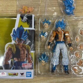 開封品 自改色 Bandai S.H.Figuarts Shf Super Saiyan God Super Saiyan Gogeta Dragon Ball Dragonbll 龍珠 藍神 藍髮 格比達 3