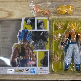 開封品 自改色 Bandai S.H.Figuarts Shf Super Saiyan God Super Saiyan Gogeta Dragon Ball Dragonbll 龍珠 藍神 藍髮 格比達 2
