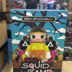 開封品 Pop Mart 400% 100% Space Molly Squid Game 莫莉 茉莉 魷魚遊戲