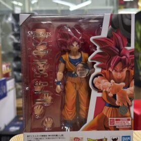 全新 Bandai S.H.Figuarts Shf Son Goku God Aura Dragon Ball Dragonball 龍珠 超級撒亞人之神 孫悟空 纏繞神之力量的姿態 紅髮 紅神