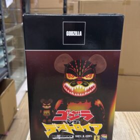 全新 Medicom Toy Bearbrick Be@rbrick 400% 100% Godzilla VS Destroyer Version Godzilla Meltdown Clear Orange Ver 紅蓮 哥斯拉 哥吉拉