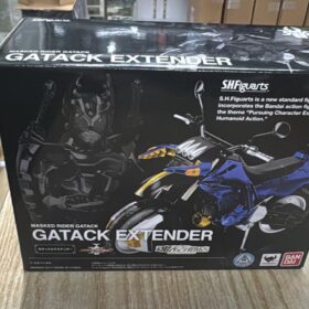 開封品 Bandai S.H.Figuarts Shf Masked Rider Gatack Extender 幪面超人 電單車