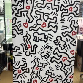開封品 Medicom Toy Bearbrick Be@rbrick 1000% Keith Haring #8
