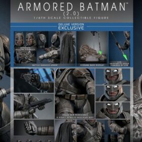 全新 Hottoys MMS743 DX Armored Batman 2.0  戰損 蝙蝠俠