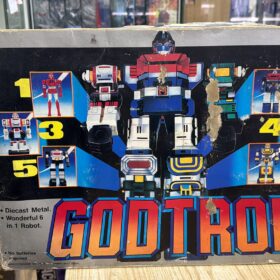 開封品 盒殘 Godtron Godmars 超合金 六神合體