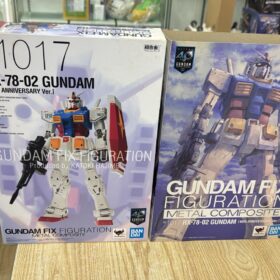 開封品 Bandai Gundam Fix Figuration Metal Composite GFFMC Fix 1017 Metal Composite RX-78-2 40Th Anniversary Ver 元祖高達