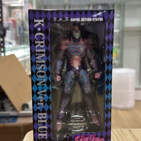開封品 Medicos Super Action Statue K Crimson Ver. Blue Jojo’s Bizarre Adventure JoJo的奇妙冒險 克里姆王 藍色配色版