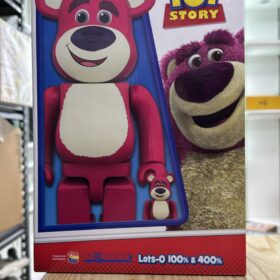 開封品 Medicom Toy Bearbrick Be@rbrick 400% 100% Lots-O Lotso Toy Story 勞蘇 毛毛 反斗奇兵