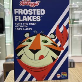 開封品 Medicom Toy Bearbrick Be@rbrick 400% 100% Kellogg’s Frosted Flakes Tony The Tiger Vintage Ver 家樂氏 東尼虎 早餐粟米片 老虎東尼
