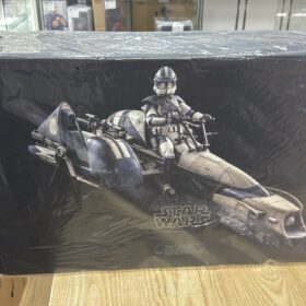 全新 Hottoys TMS077 Heavy Weapons Clone Trooper And Barc Speeder With Sidecar Star Wars Starwars 星球大戰 星戰 複製人戰爭 重裝複製人士兵 雙座反重力機車 套裝組