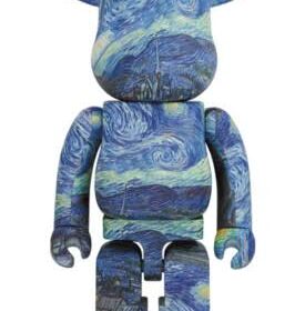 開封品 Medicom Toy Be@rbrick Bearbrick 1000% Vincent Van Gogh The Starry Night 梵高 星夜